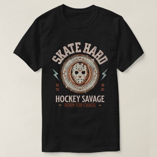 スケートハード ホッケー サベージ カオス ウェア Tシャツ (デザイン正面)