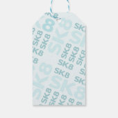 スケートパークおもしろいボーイバースデーパーティー ギフトタグ (裏面)