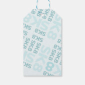 スケートパークおもしろいボーイバースデーパーティー ギフトタグ (裏面)