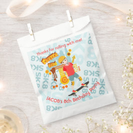 スケートパークおもしろいボーイバースデーパーティー フェイバーバッグ