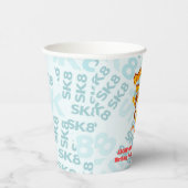 スケートパークおもしろいボーイバースデーパーティー 紙コップ (右)
