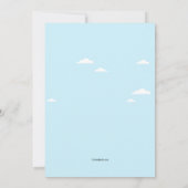 スケートパークバースデーパーティーの招待 招待状 (裏面)