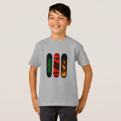 スケートボパーソナライズされたード Tシャツ (正面フル)