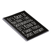 スケートボーおもしろいダーズスケートボードのギフト ノートブック (右側)