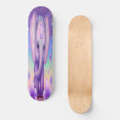 スケートボーガーリードベビー紫色の象 スケートボード (正面)
