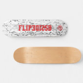 スケートボーダーの裏返実在し側 スケートボード (横)