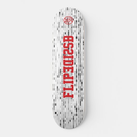 スケートボーダーの裏返実在し側 スケートボード (正面)