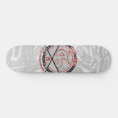 スケートボーダーの裏返実在し側 スケートボード (横)