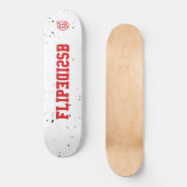 スケートボーダーの裏返実在し側 スケートボード (正面)