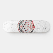 スケートボーダーの裏返実在し側 スケートボード (横)