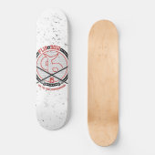 スケートボーダーの裏返実在し側 スケートボード (正面)