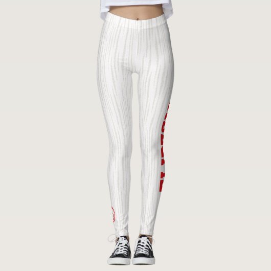 スケートボーダーの裏返実在し側 レギンス (正面)