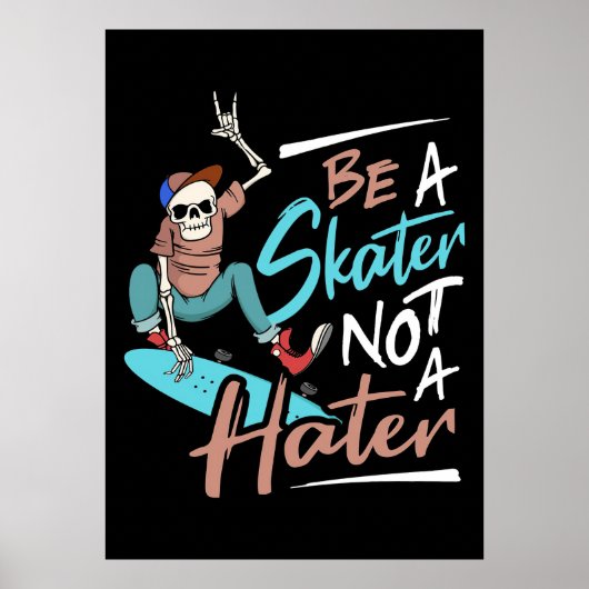 スケートボーダーはヘーターではなくスケーターである ポスター (正面)