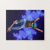 スケートボーダーアクションスポーツアート ジグソーパズル (横)