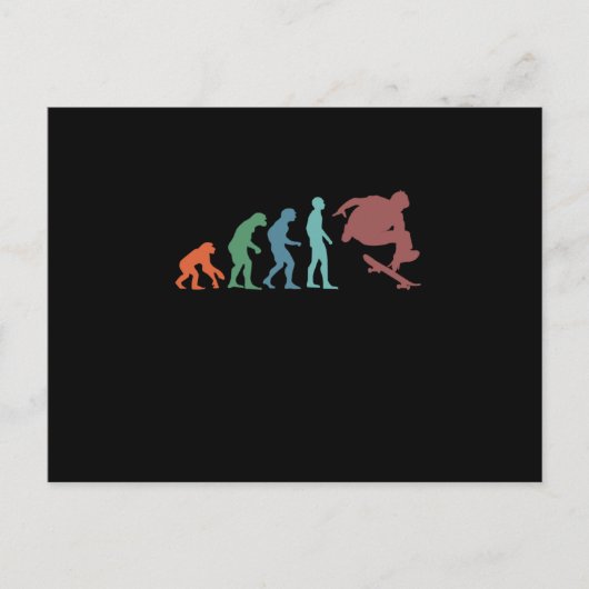 スケートボーダーエボリューションスケートボード インビテーションポストカード (正面)