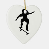 スケートボーダーガール セラミックオーナメント (右)
