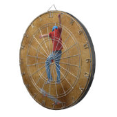 スケートボーダーゲットエアアクション通りクルチャアート ダーツボード (正面右)