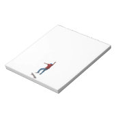 スケートボーダーゲットエアアクション通りクルチャアート ノートパッド (回転)