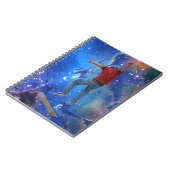 スケートボーダーゲットエアアクション通りクルチャアート ノートブック (左側)