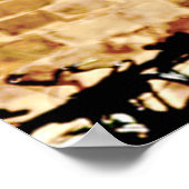 スケートボーダーシルエットポスター ポスター (角)