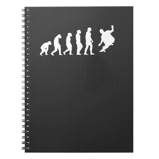 スケートボーダースケーターの進化 ノートブック (正面)