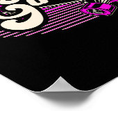 スケートボーダースケーターガールスケートボード ポスター (角)