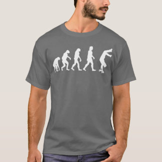 スケートボーダースケーター進化2 Tシャツ