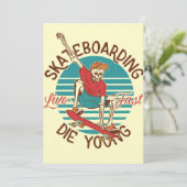 スケートボーダースケートボードライブファスト サンキューカード (スタンド正面)