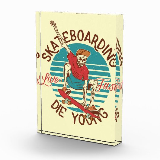 スケートボーダースケートボードライブファスト フォトブロック (右)