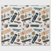 スケートボーダーパーツ ラッピングペーパー (フラット)