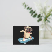 スケートボーダープーグスケートボード 名刺 (スタンド正面)