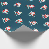 スケートボーダーホリデーギフト ラッピングペーパー (角)