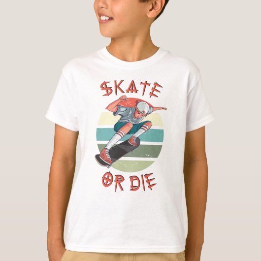 スケートボーダーボーイ Tシャツ (正面)