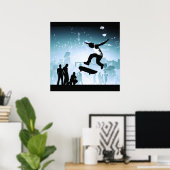 スケートボーダーポスター ポスター (ホームオフィス)