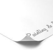 スケートボーダーワードコラージュ ポスター (角)