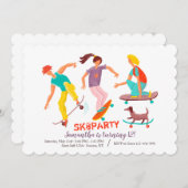 スケートボーダー招待状 招待状 (正面/裏面)