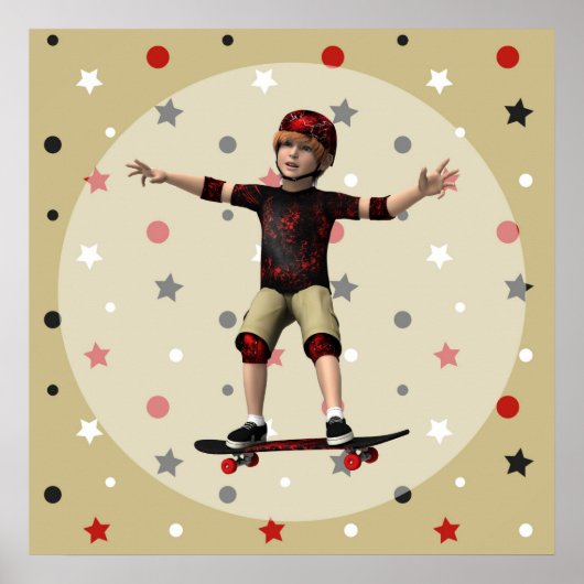 スケートボーダー ポスター (正面)