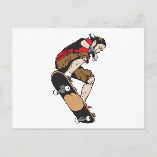 スケートボーダー ポストカード (正面)