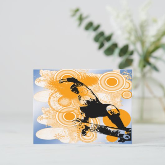 スケートボーディングエア ポストカード (スタンド正面)