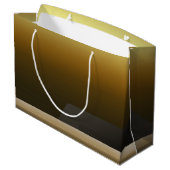 スケートボーディングカメ誕生日 ラージペーパーバッグ (裏面アングル)