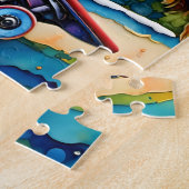 スケートボーディングベルネーズマウンテンドッグ ジグソーパズル (側面)