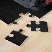 スケートボーディング – スケートボーおもしろいダーパークベンチ ジグソーパズル (側面)