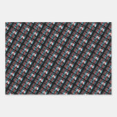 スケートボーディング – スケートボーおもしろいダーパークベンチ ラッピングペーパーシート (正面3)