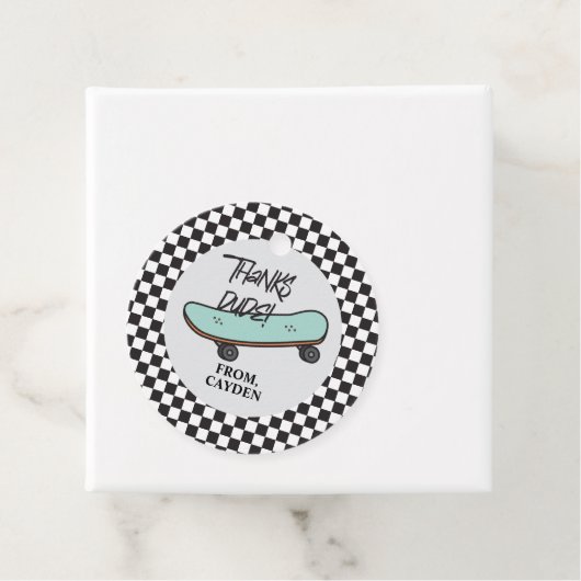 スケートボードそれを蹴ろう誕生日ありがとう フェイバータグ (インサイチュ)