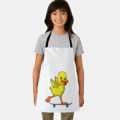 スケートボードでスケーターとしてアヒル エプロン (インサイチュ)