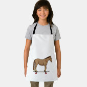 スケートボードでスケーターとして馬 エプロン (インサイチュ)