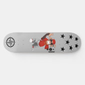 スケートボードとクリエイティブと美しいサル スケートボード (横)