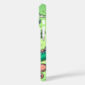 スケートボードに乗ったかわいい恐竜 Case-Mate iPhoneケース (裏面 / 左)