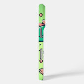 スケートボードに乗ったかわいい恐竜 Case-Mate iPhoneケース (裏面 / 右)