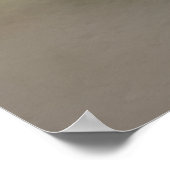 スケートボードに座ったかわいいチワワ ポスター (角)